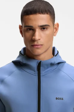 Active Hoodie mit Reißverschluss und reflektierendem Branding