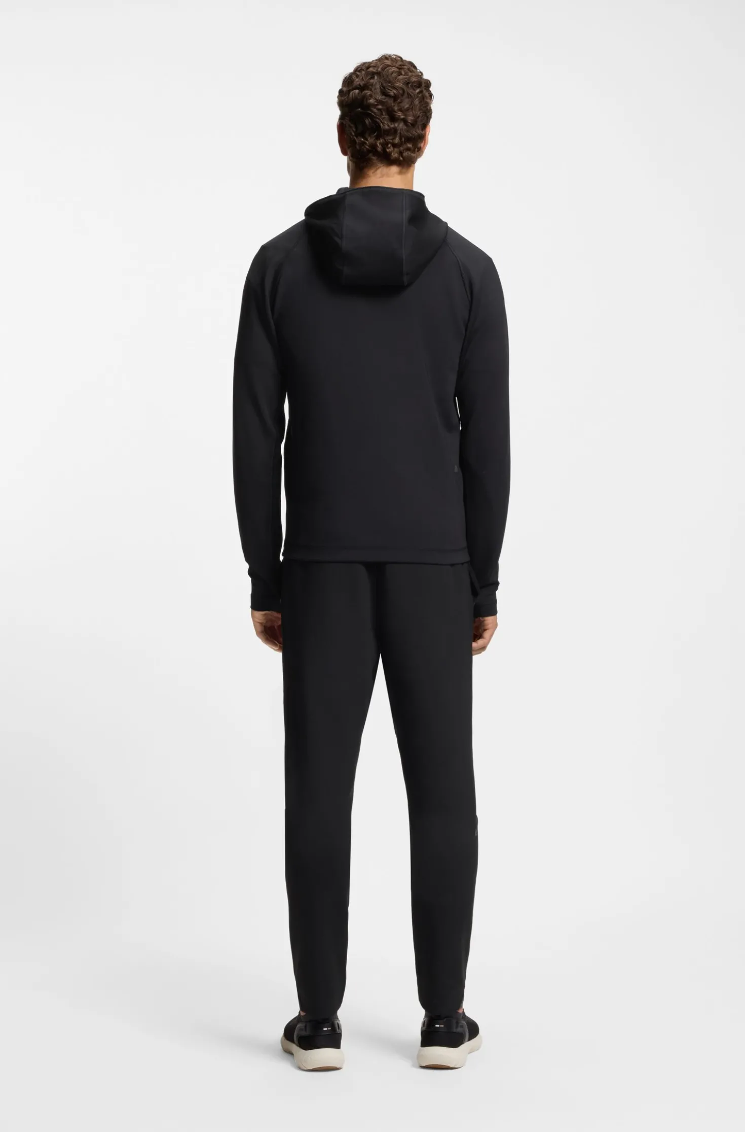 Active Hoodie mit Reißverschluss und reflektierendem Branding