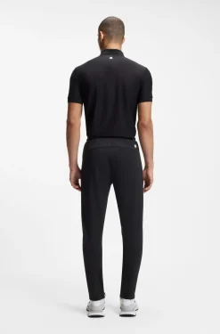 Active Jogginghose aus Stretch-Gabardine mit Reißverschlüssen an den Säumen