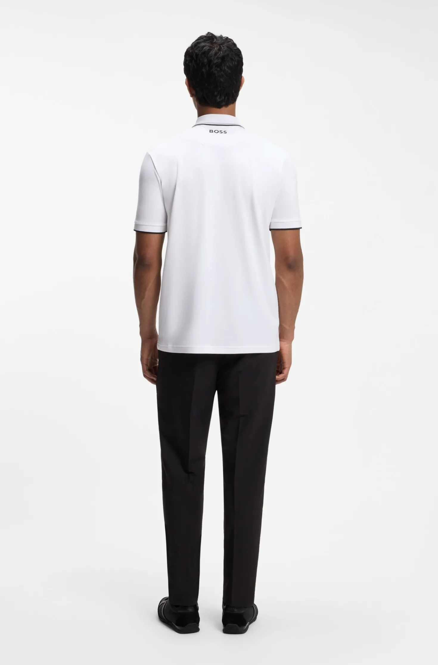 Active Paddy Regular-Fit Poloshirt aus schnell trocknendem Stretch-Piqué