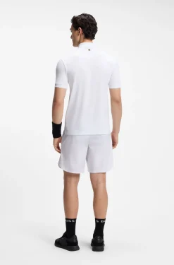 Active schnell trocknendes Poloshirt mit Signature-Streifen