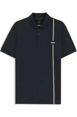 Active schnell trocknendes Poloshirt mit Signature-Streifen