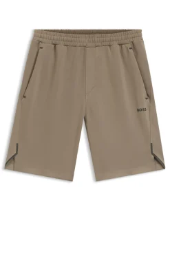 Active Shorts aus schnell trocknendem Gewebe mit reflektierendem Logo