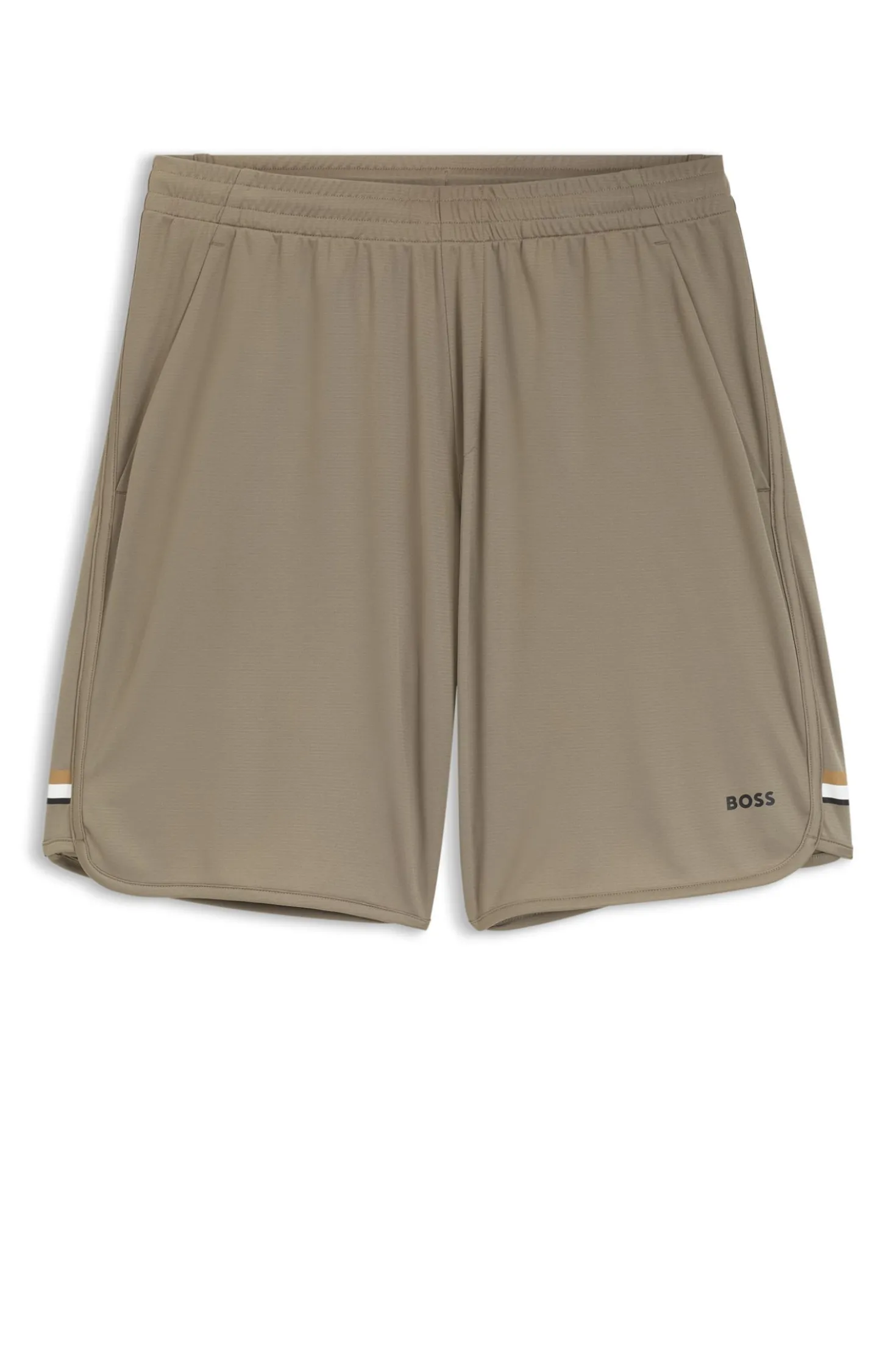 Active Shorts aus Stretch-Gewebe mit Taschen aus Mesh