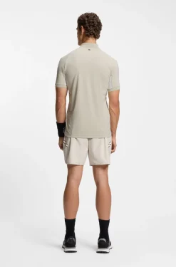 Active Slim-Fit Poloshirt aus schnell trocknendem Stretch-Gewebe