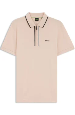 Active Slim-Fit Poloshirt aus feuchtigkeitsregulierender Stretch-Baumwolle
