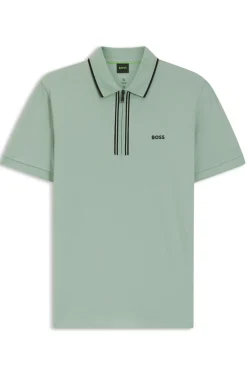 Active Slim-Fit Poloshirt aus feuchtigkeitsregulierender Stretch-Baumwolle