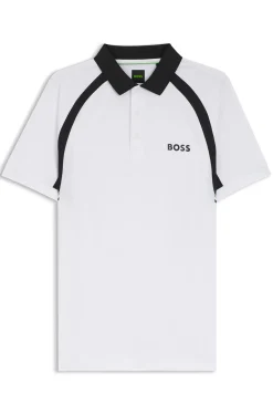 Active Slim-Fit Poloshirt aus schnell trocknendem Stretch-Gewebe