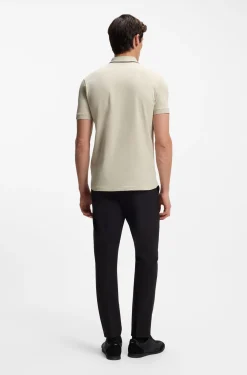 Active Slim-Fit Poloshirt aus feuchtigkeitsregulierender Stretch-Baumwolle