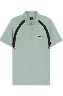Active Slim-Fit Poloshirt aus schnell trocknendem Stretch-Gewebe