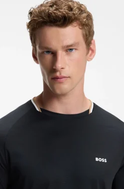 Active Slim-Fit T-Shirt mit Signature-Streifen am Kragen