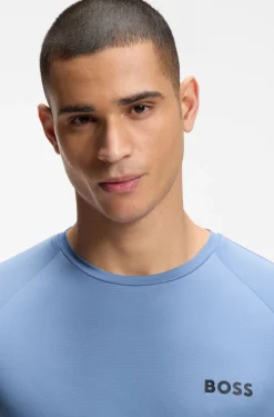 Active Slim-Fit T-Shirt mit Tennisball-Prägung