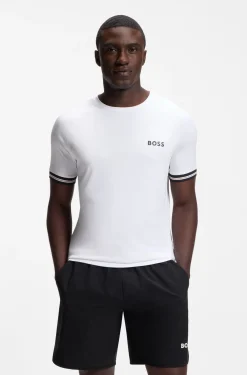 Active Slim-Fit T-Shirt mit Tennisball-Prägung