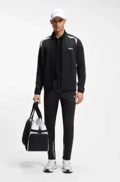 Active Sweatjacke mit Reißverschluss und temperaturausgleichender Performance