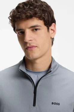 Active Sweatshirt mit kurzem Reißverschluss und Moisture Management