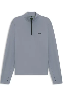 Active Sweatshirt mit kurzem Reißverschluss und Moisture Management