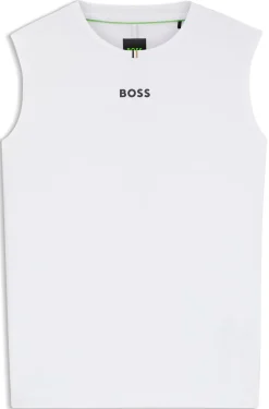 Active Tanktop aus Stretch-Gewebe mit Streifen auf der Rückseite