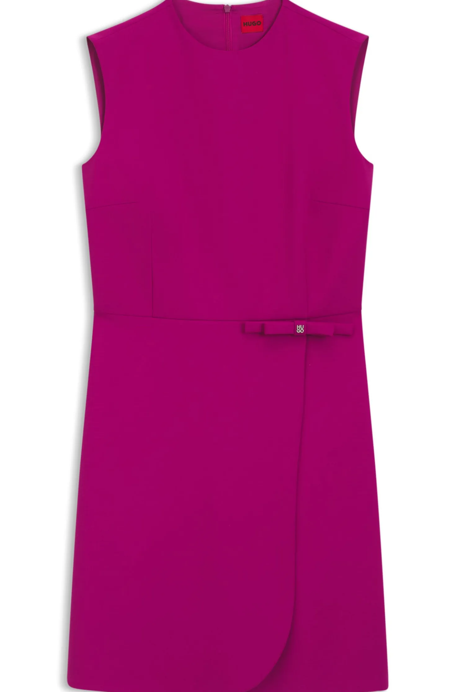 A-Linien-Kleid mit Logo-Schleife
