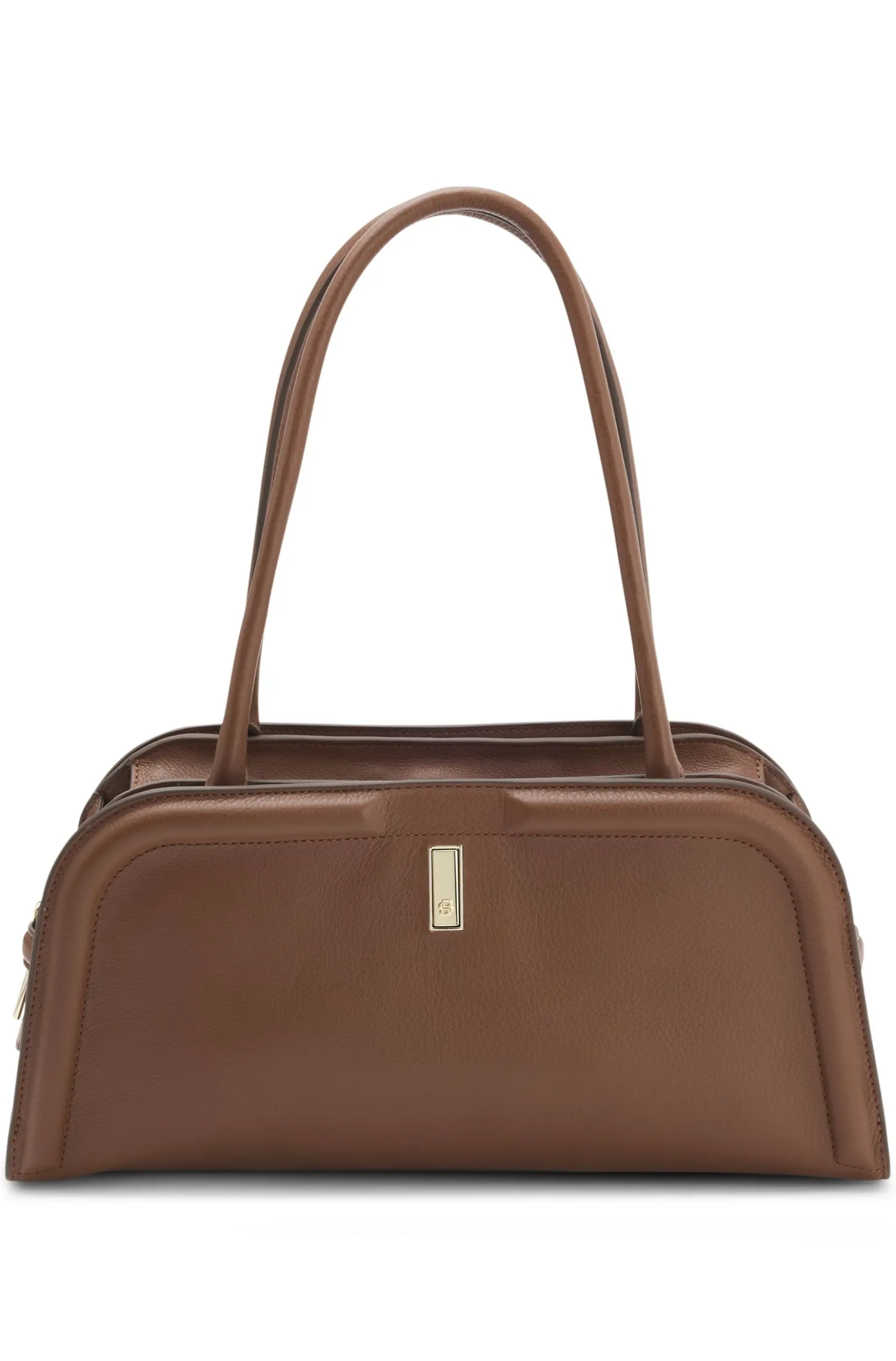 Ariell Bowling-Tasche aus Leder mit Double-B-Monogramm