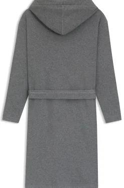 Bademantel aus Baumwoll-Jersey mit Kapuze und Double-B-Monogramm