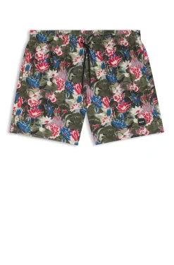 Badeshorts mit durchgehendem Print