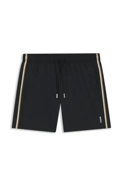Badeshorts mit Signature-Streifen und Logo