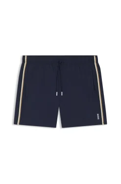 Badeshorts mit Signature-Streifen und Logo