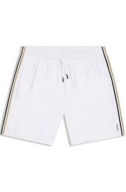 Badeshorts mit Signature-Streifen und Logo