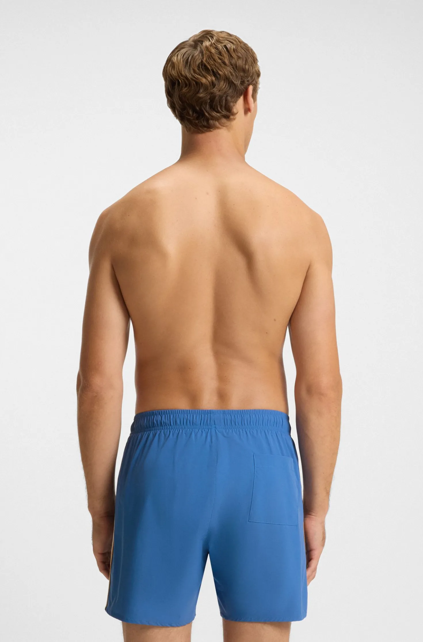 Badeshorts mit Signature-Streifen und Logo