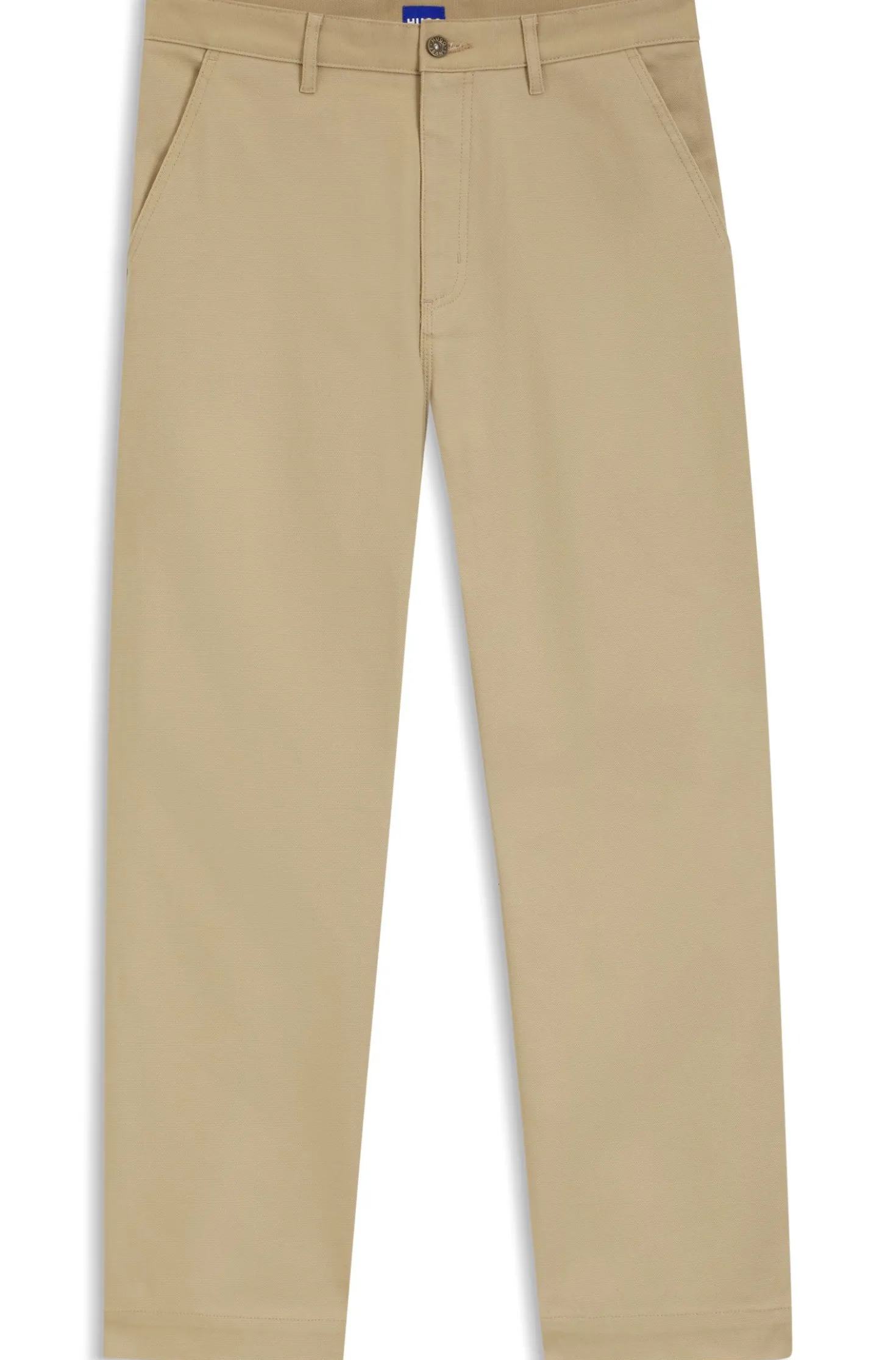 Baggy-Fit Hose aus Stretch-Baumwoll-Canvas