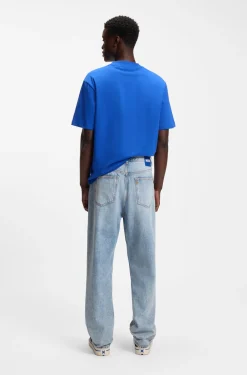 Baggy-Fit Jeans aus schwerem Baumwoll-Denim