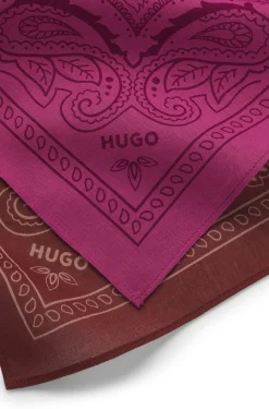 Bandanas aus bedruckter Baumwoll-Popeline im Zweier-Pack