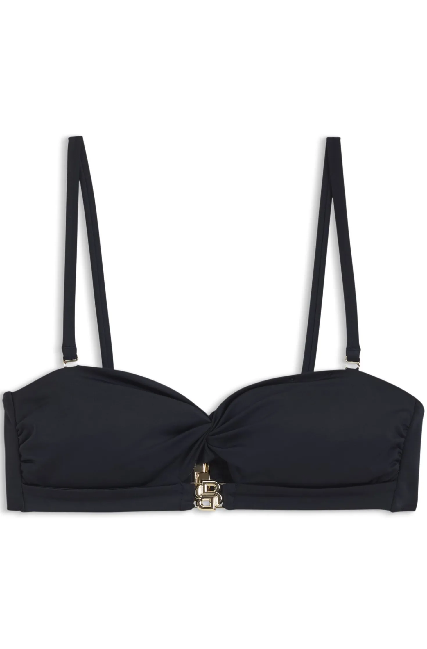 Bandeau-Bikinitop mit Double-B-Monogramm
