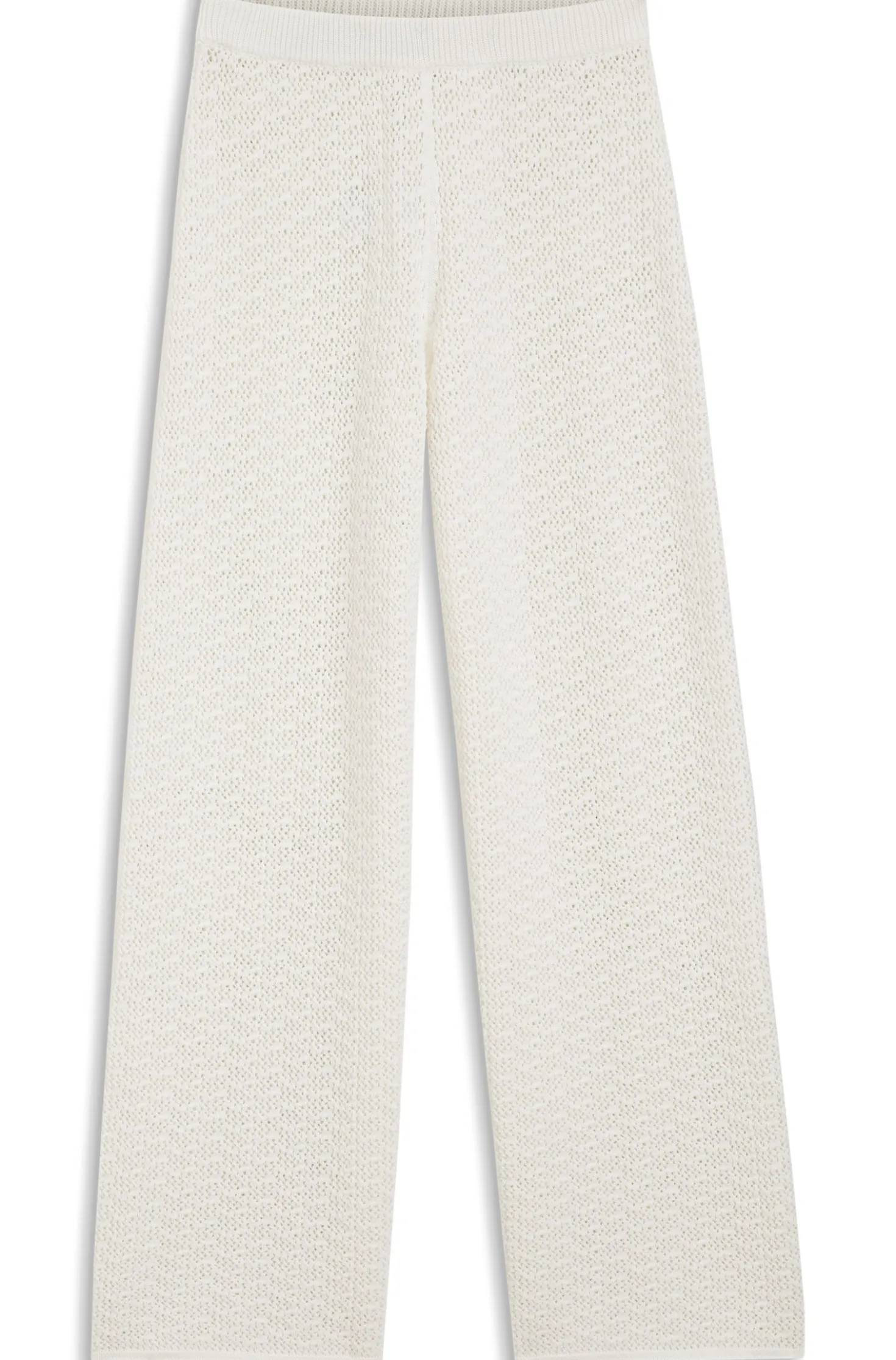 Baumwollhose mit Mikro-Spitzenstruktur
