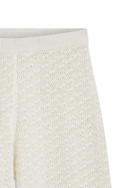 Baumwollhose mit Mikro-Spitzenstruktur