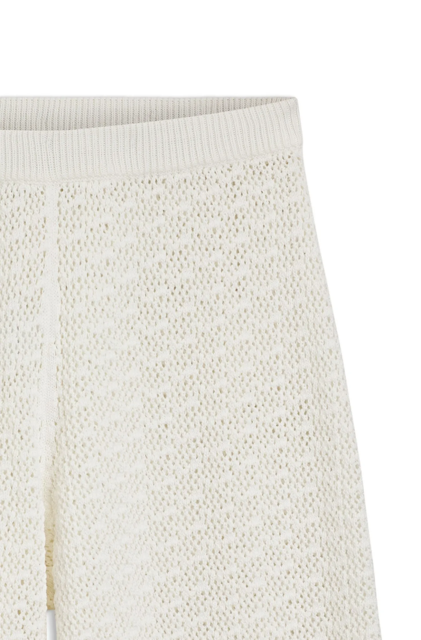 Baumwollhose mit Mikro-Spitzenstruktur