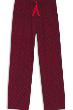 Bedruckte Pyjama-Hose aus Stretch-Modal und Baumwolle