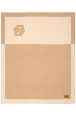 Überwurf aus Woll-Mix mit Double-B-Monogramm
