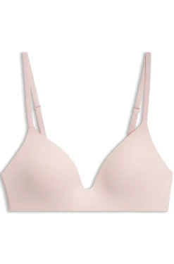 Bügelloses gepolstertes Bralette mit Logo-Band