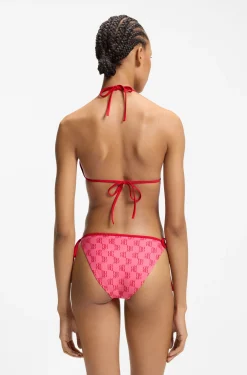 Bikinihose mit Stack-Logos