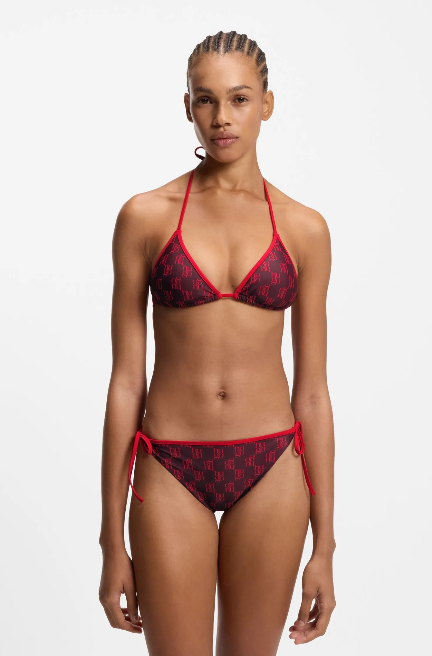 Bikinihose mit Stack-Logos