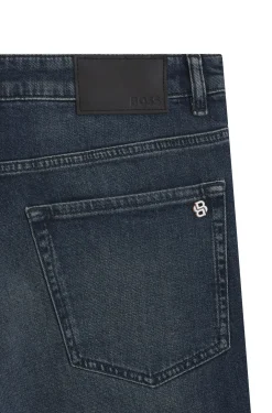 Blaue Maine Regular-Fit Jeans aus bequemem Stretch-Denim