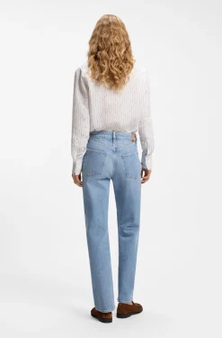 Blaue Slim-Fit Jeans aus bequemem Stretch-Denim