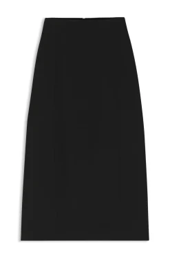Bleistiftrock aus Stretch-Twill