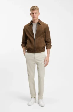 Blouson aus weichem Veloursleder