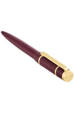 Bordeauxroter Kugelschreiber mit Double-B-Monogramm