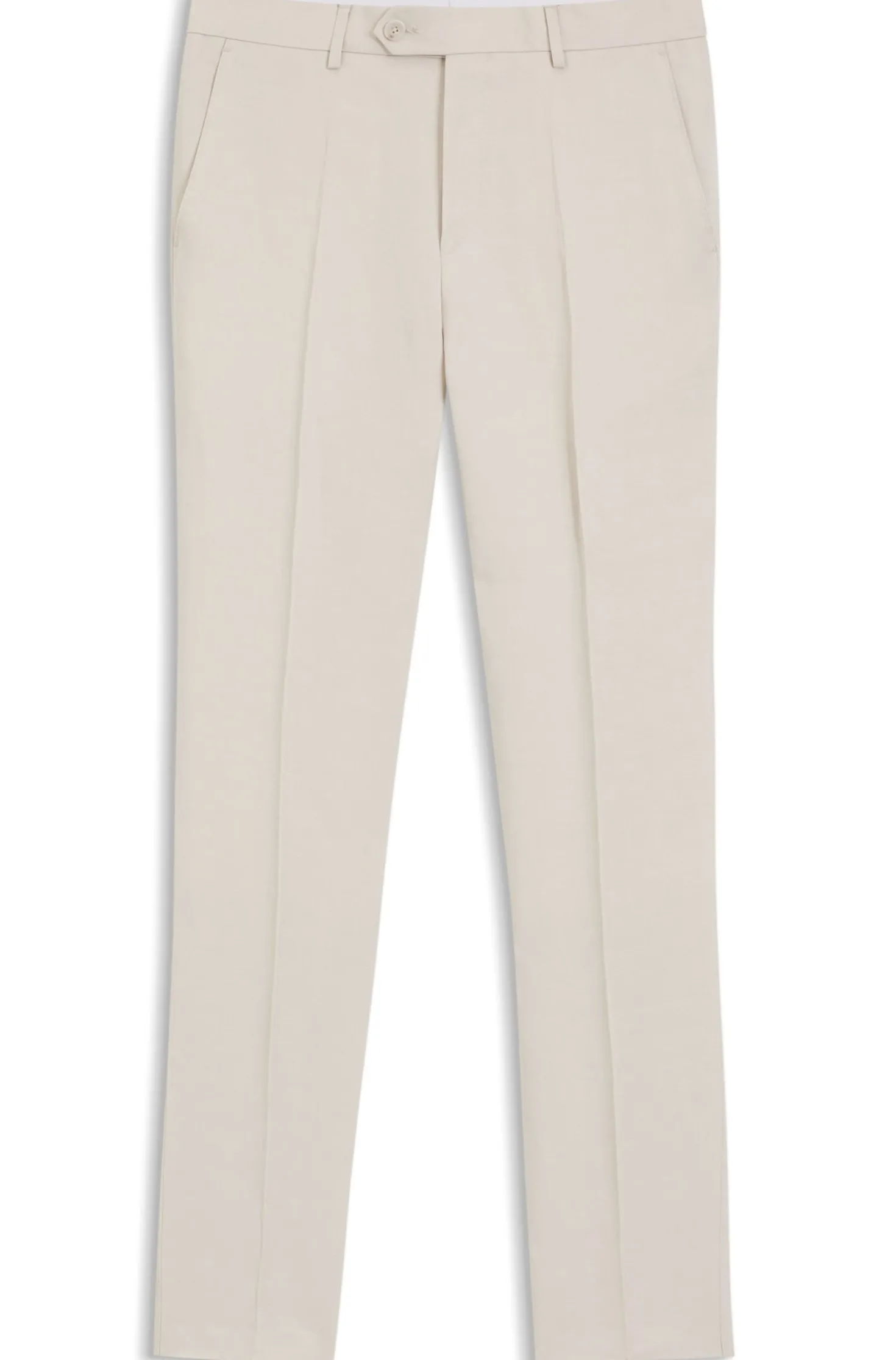 BOSS BY BECKHAM Fein gemusterte Slim-Fit Hose