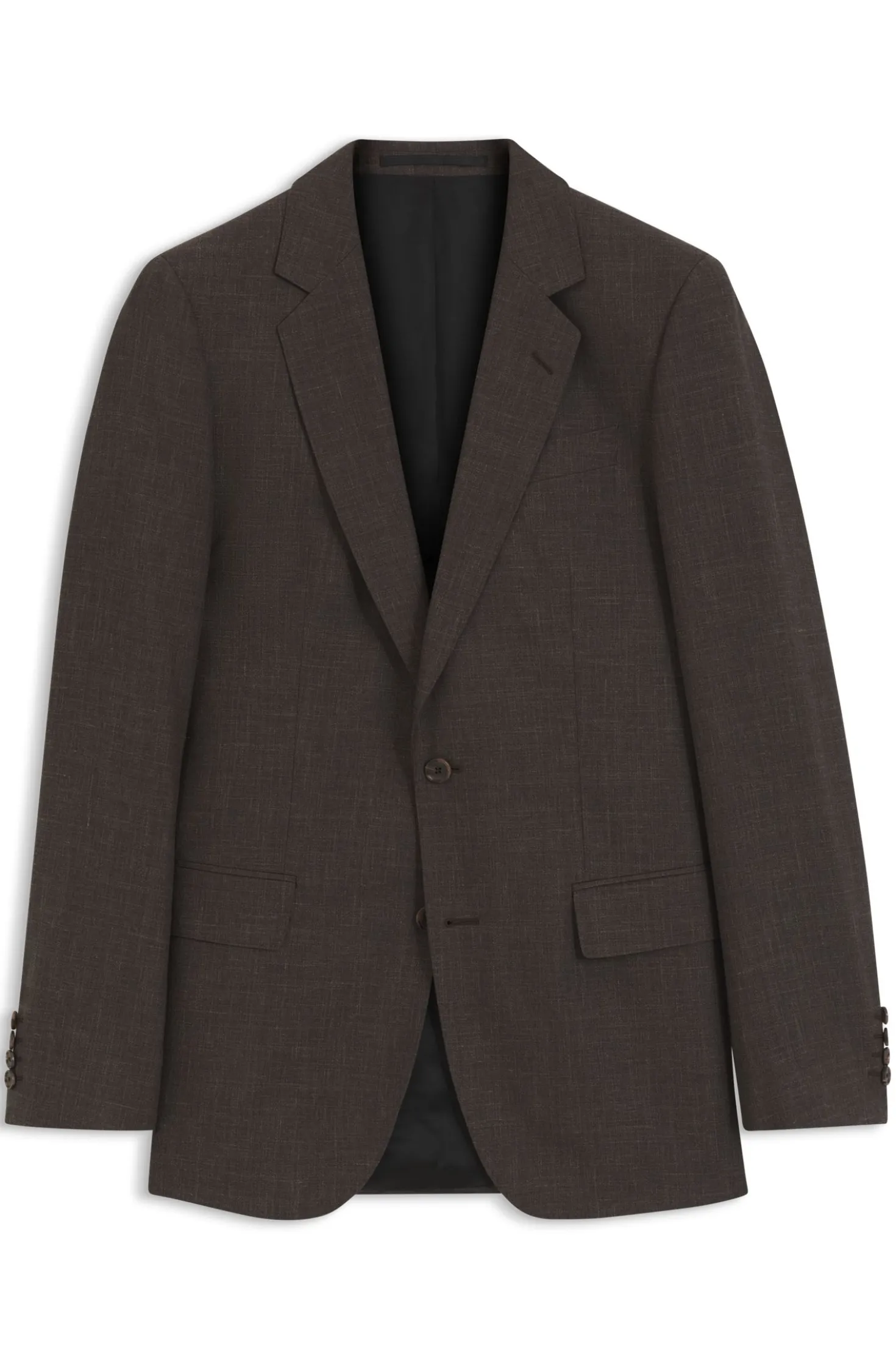 BOSS BY BECKHAM Slim-Fit Sakko aus Woll-Mix