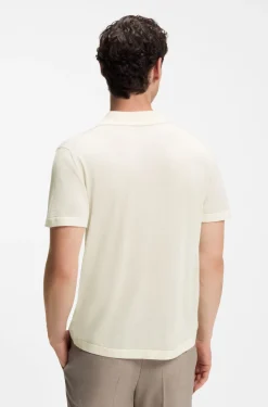 BOSS BY BECKHAM Strick-Polo aus Schurwolle