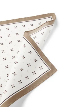 BOSS ONE Einstecktuch aus Seide mit Print-Muster